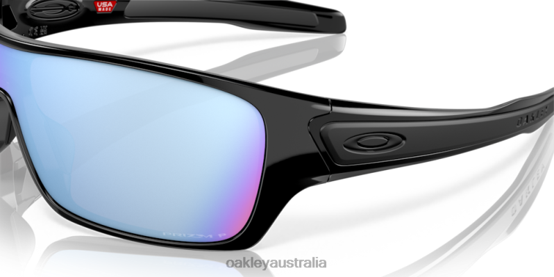 Turbine Rotor Prizm Deep Water Polarized Lenses, Polished Black Frame Oakley2ZJX154