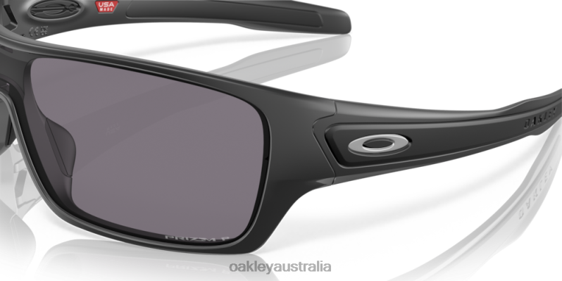 Turbine Rotor Prizm Grey Polarized Lenses, Matte Black Frame Oakley2ZJX159