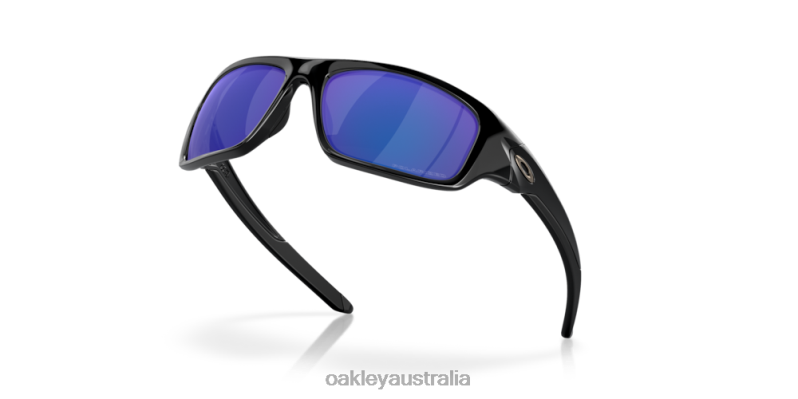 Valve Deep Blue Iridium Polarized Lenses, Polished Black Frame Oakley2ZJX777