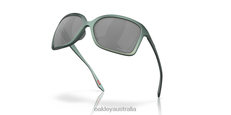 Wildrye Prizm Black Polarized Lenses, Matte Silver/Blue Colorshift Frame Oakley2ZJX292