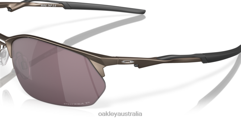 Wire Tap 2.0 Prizm Daily Polarized Lenses, Pewter Frame Oakley2ZJX378