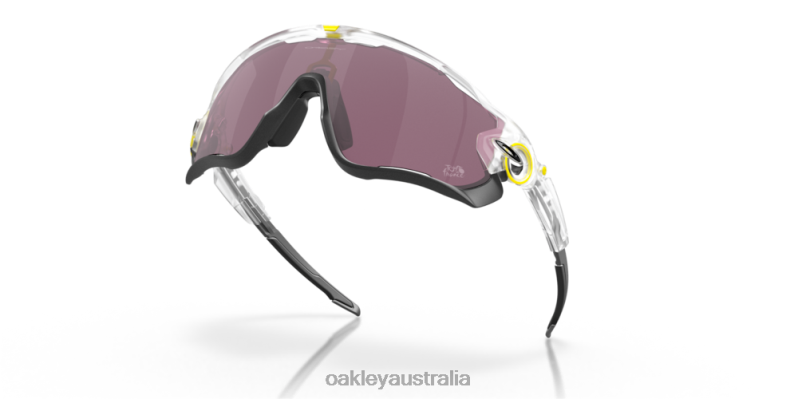2022 Tour De France Jawbreaker Prizm Road Black Lenses, Matte Clear Frame Oakley2ZJX882
