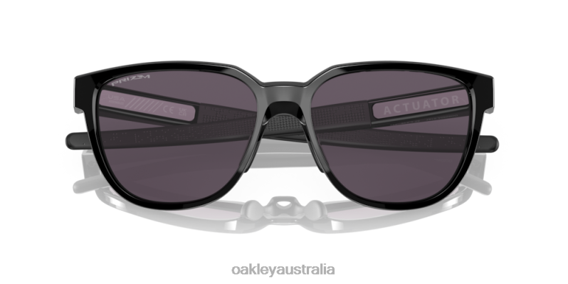 Actuator (Low Bridge Fit) Prizm Grey Lenses, Polished Black Frame Oakley2ZJX837