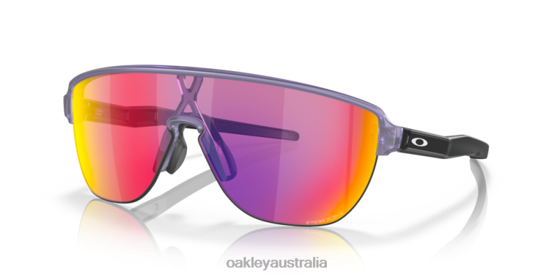 Corridor (Low Bridge Fit) Prizm Road Lenses, Matte Transparent Lilac Frame Oakley2ZJX171
