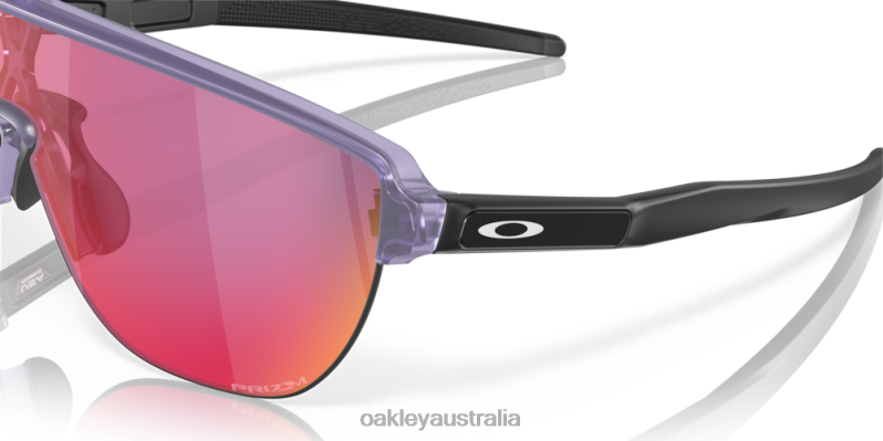 Corridor (Low Bridge Fit) Prizm Road Lenses, Matte Transparent Lilac Frame Oakley2ZJX171