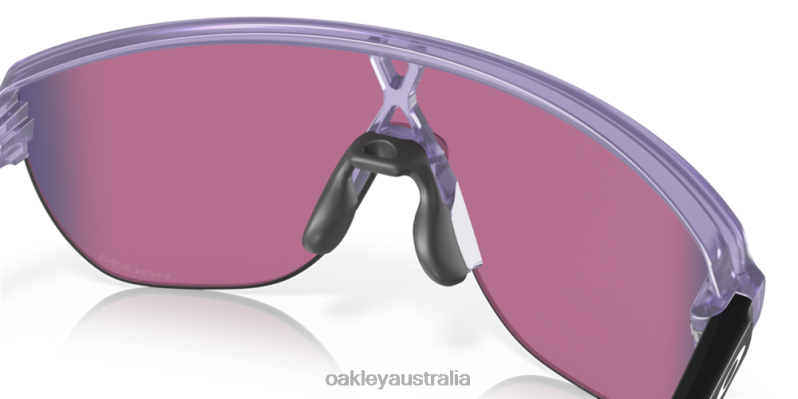 Corridor (Low Bridge Fit) Prizm Road Lenses, Matte Transparent Lilac Frame Oakley2ZJX171