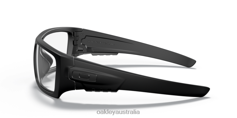Det Cord Industrial - Safety Glass Clear Lenses, Matte Black Frame Oakley2ZJX477