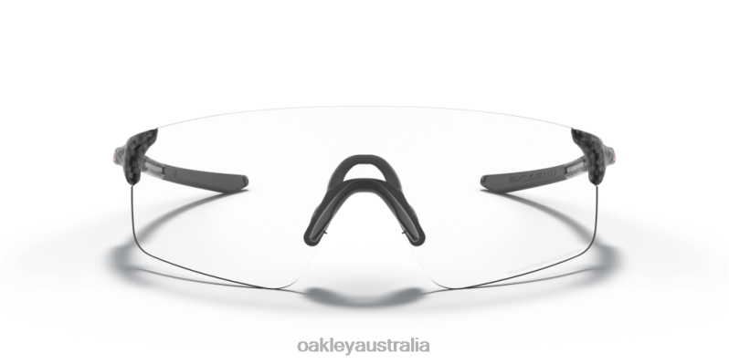 EVZero Blades (Low Bridge Fit) Clear To Black Iridium Photochromic Lenses, Carbon Fiber Frame Oakley2ZJX978
