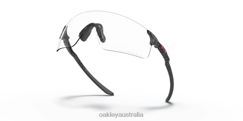 EVZero Blades (Low Bridge Fit) Clear To Black Iridium Photochromic Lenses, Carbon Fiber Frame Oakley2ZJX978