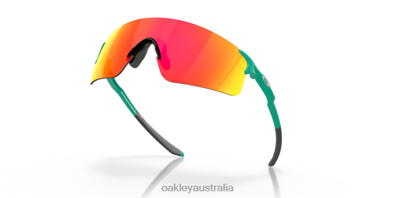 EVZero Blades (Low Bridge Fit) Prizm Ruby Lenses, Matte Celeste Frame Oakley2ZJX980