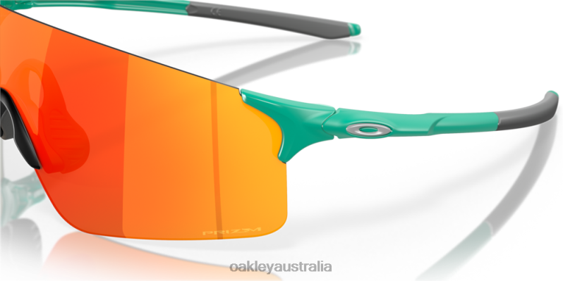 EVZero Blades (Low Bridge Fit) Prizm Ruby Lenses, Matte Celeste Frame Oakley2ZJX980