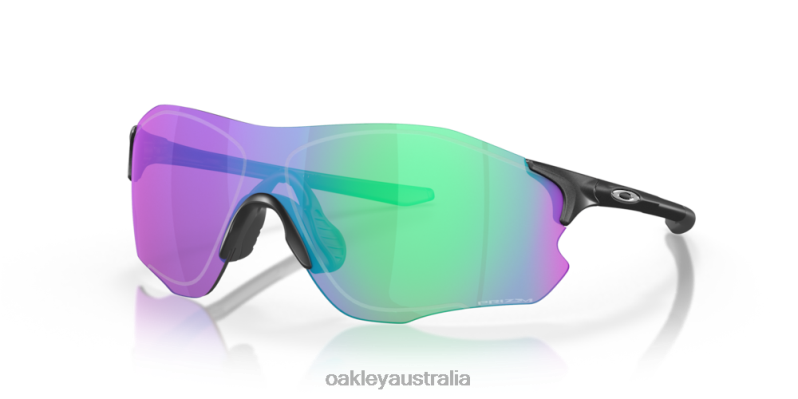 EVZero Path (Low Bridge Fit) Prizm Golf Lenses, Steel Frame Oakley2ZJX885