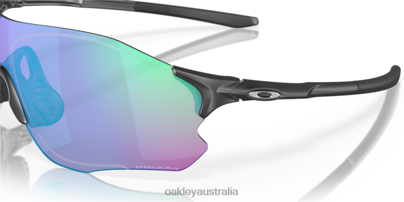 EVZero Path (Low Bridge Fit) Prizm Golf Lenses, Steel Frame Oakley2ZJX885