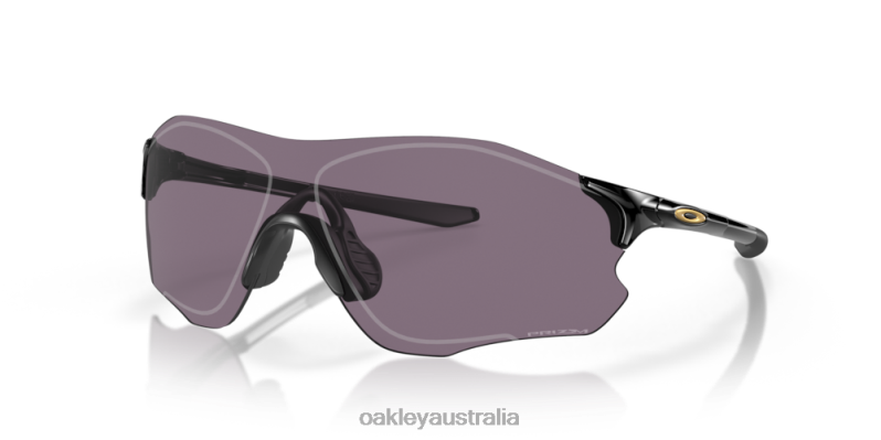 EVZero Path (Low Bridge Fit) Prizm Grey Lenses, Polished Black Frame Oakley2ZJX890