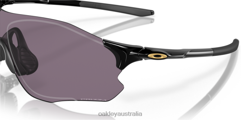 EVZero Path (Low Bridge Fit) Prizm Grey Lenses, Polished Black Frame Oakley2ZJX890