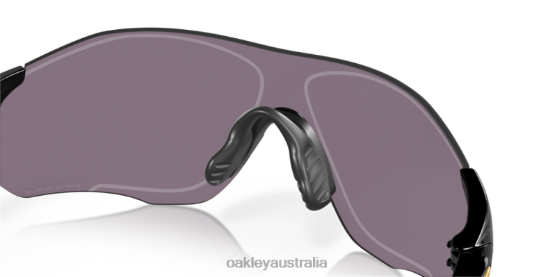 EVZero Path (Low Bridge Fit) Prizm Grey Lenses, Polished Black Frame Oakley2ZJX890