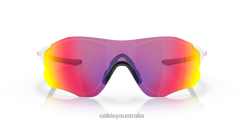 EVZero Path (Low Bridge Fit) Prizm Road Lenses, Polished White Frame Oakley2ZJX884