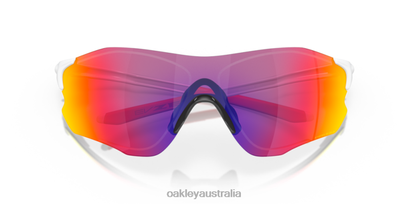 EVZero Path (Low Bridge Fit) Prizm Road Lenses, Polished White Frame Oakley2ZJX884
