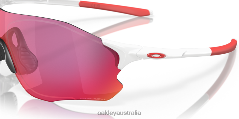 EVZero Path (Low Bridge Fit) Prizm Road Lenses, Polished White Frame Oakley2ZJX884