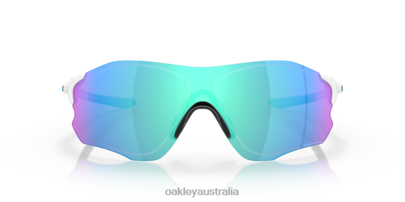 EVZero Path (Low Bridge Fit) Prizm Sapphire Lenses, Polished White Frame Oakley2ZJX888
