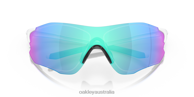 EVZero Path (Low Bridge Fit) Prizm Sapphire Lenses, Polished White Frame Oakley2ZJX888