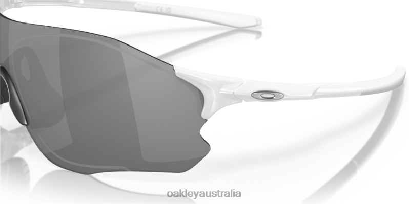 EVZero Path (Low Bridge Fit) Slate Iridium Lenses, Pearl White Frame Oakley2ZJX886