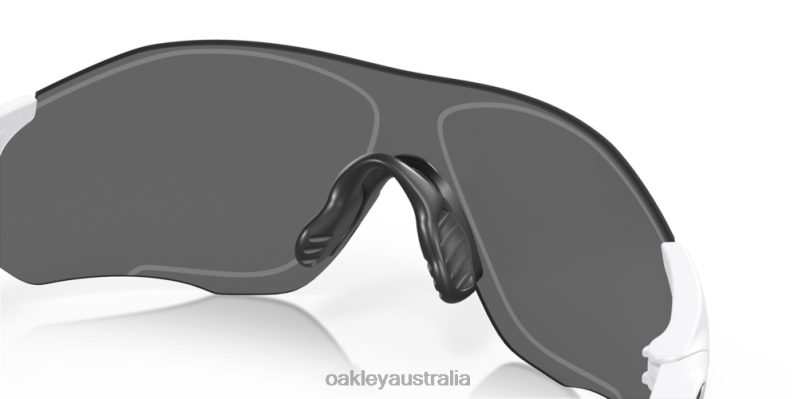 EVZero Path (Low Bridge Fit) Slate Iridium Lenses, Pearl White Frame Oakley2ZJX886