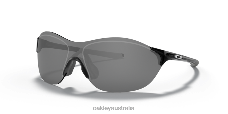 EVZero Swift (Low Bridge Fit) Black Iridium Lenses, Polished Black Frame Oakley2ZJX931