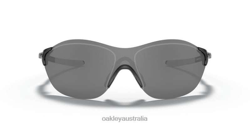 EVZero Swift (Low Bridge Fit) Black Iridium Lenses, Polished Black Frame Oakley2ZJX931