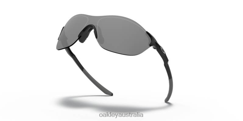 EVZero Swift (Low Bridge Fit) Black Iridium Lenses, Polished Black Frame Oakley2ZJX931