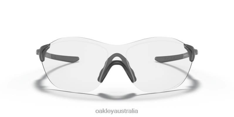 EVZero Swift (Low Bridge Fit) Clear To Black Iridium Photochromic Lenses, Steel Frame Oakley2ZJX933