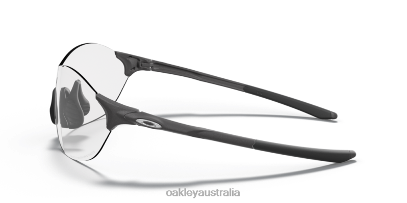 EVZero Swift (Low Bridge Fit) Clear To Black Iridium Photochromic Lenses, Steel Frame Oakley2ZJX933