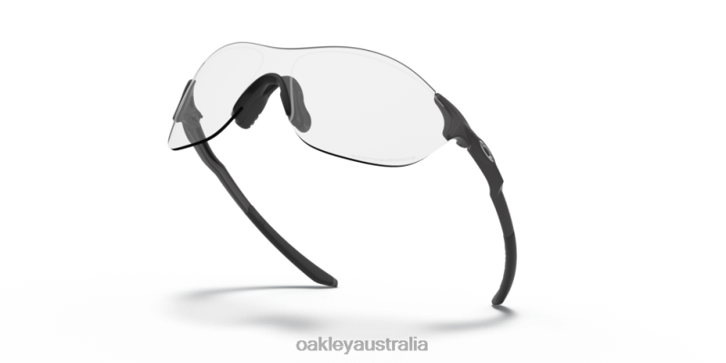 EVZero Swift (Low Bridge Fit) Clear To Black Iridium Photochromic Lenses, Steel Frame Oakley2ZJX933