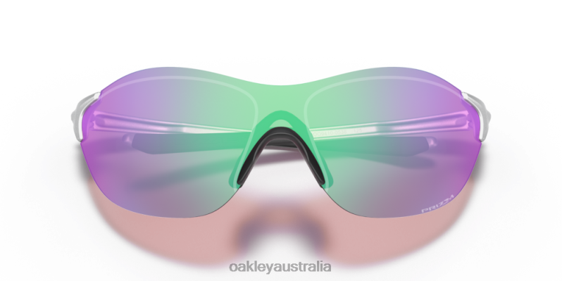 EVZero Swift (Low Bridge Fit) Prizm Golf Lenses, Silver Frame Oakley2ZJX932