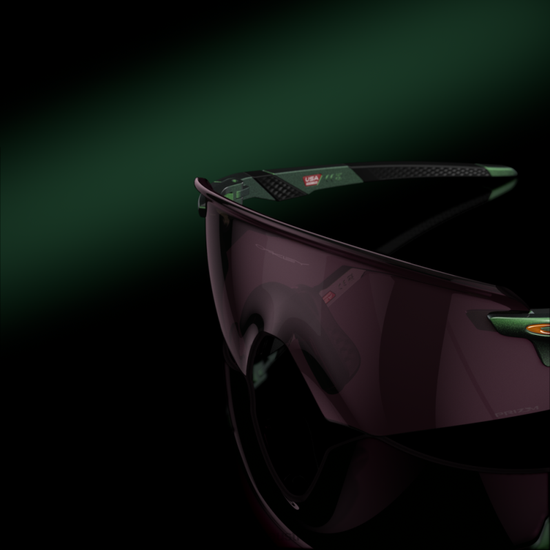 Encoder Ascend Collection Prizm Road Black Lenses, Spectrum Gamma Green Frame Oakley2ZJX1053