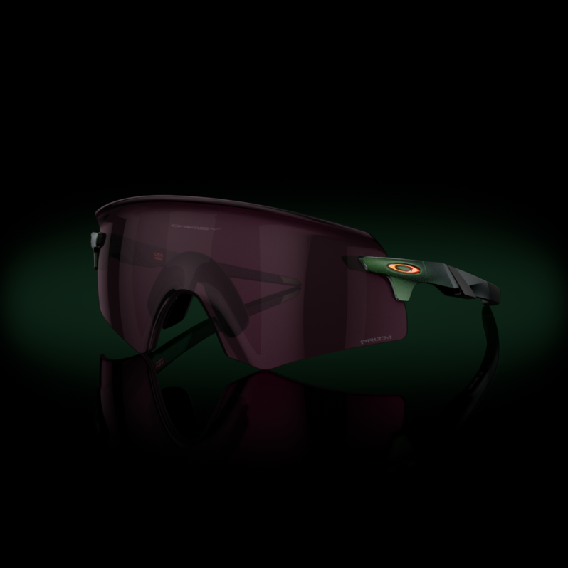 Encoder (Low Bridge Fit) Ascend Collection Prizm Road Black Lenses, Spectrum Gamma Green Frame Oakley2ZJX1069 - Click Image to Close