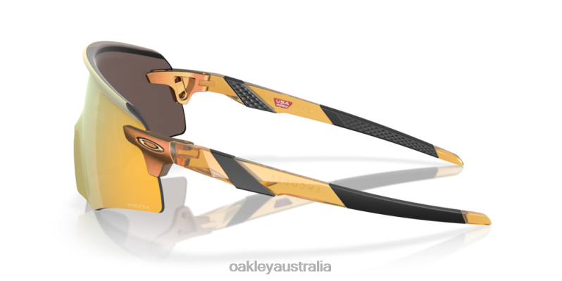 Encoder (Low Bridge Fit) Discover Collection Prizm 24K Lenses, Transparent Light Curry Frame Oakley2ZJX1070