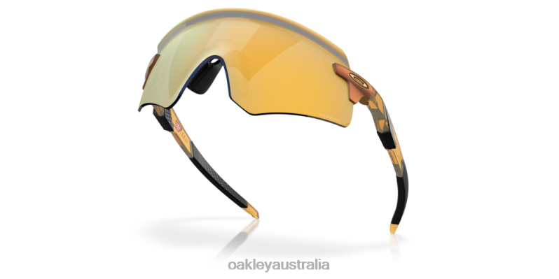 Encoder (Low Bridge Fit) Discover Collection Prizm 24K Lenses, Transparent Light Curry Frame Oakley2ZJX1070