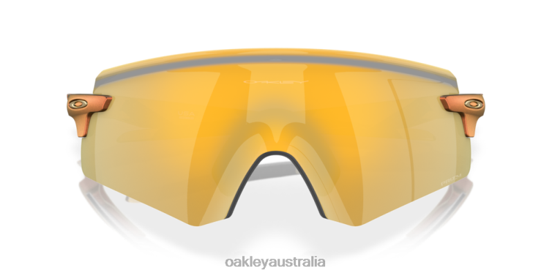 Encoder (Low Bridge Fit) Discover Collection Prizm 24K Lenses, Transparent Light Curry Frame Oakley2ZJX1070