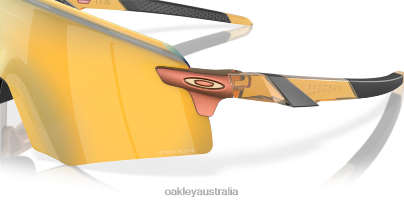 Encoder (Low Bridge Fit) Discover Collection Prizm 24K Lenses, Transparent Light Curry Frame Oakley2ZJX1070