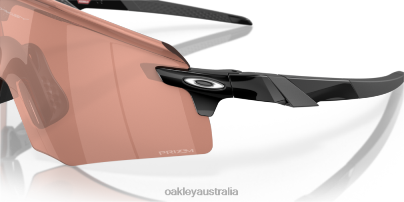 Encoder (Low Bridge Fit) Prizm Dark Golf Lenses, Polished Black Frame Oakley2ZJX1061