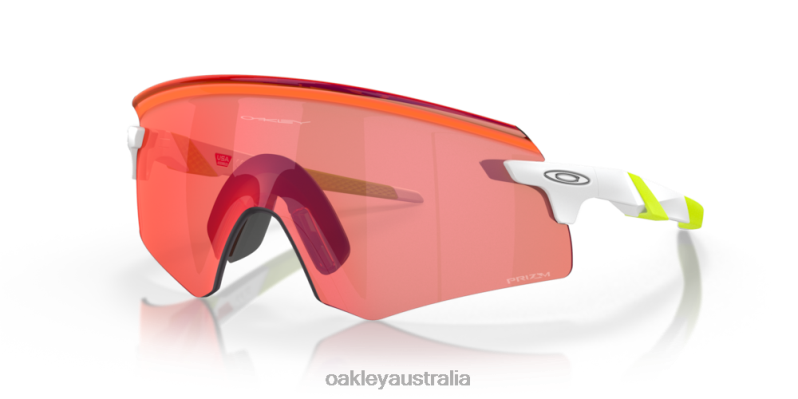 Encoder (Low Bridge Fit) Prizm Field Lenses, Matte White Frame Oakley2ZJX1065