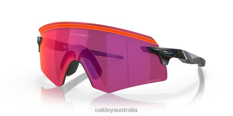 Encoder (Low Bridge Fit) Prizm Road Lenses, Dark Galaxy Frame Oakley2ZJX1062