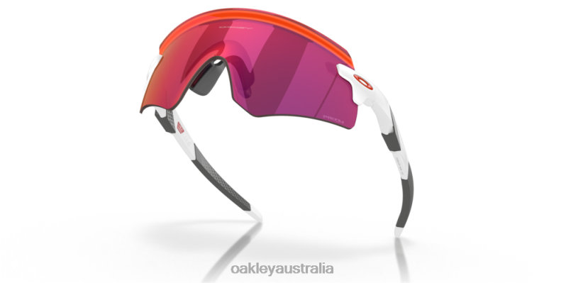 Encoder (Low Bridge Fit) Prizm Road Lenses, White Frame Oakley2ZJX1067