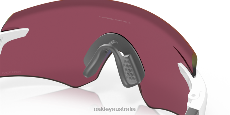 Encoder (Low Bridge Fit) Prizm Road Lenses, White Frame Oakley2ZJX1067
