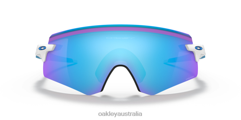 Encoder (Low Bridge Fit) Prizm Sapphire Lenses, Polished White Frame Oakley2ZJX1060