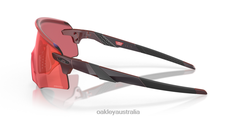 Encoder (Low Bridge Fit) Prizm Trail Torch Lenses, Matte Red Colorshift Frame Oakley2ZJX1063