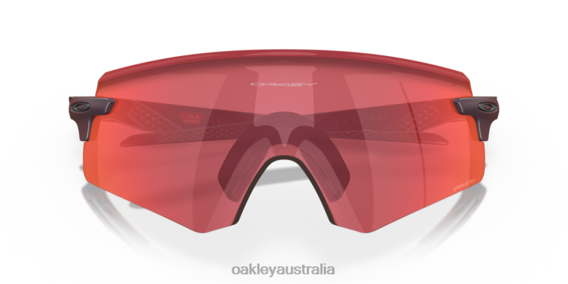 Encoder (Low Bridge Fit) Prizm Trail Torch Lenses, Matte Red Colorshift Frame Oakley2ZJX1063