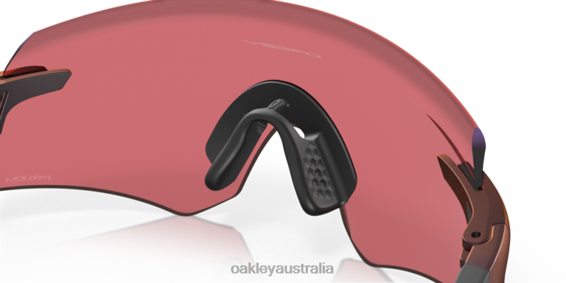 Encoder (Low Bridge Fit) Prizm Trail Torch Lenses, Matte Red Colorshift Frame Oakley2ZJX1063
