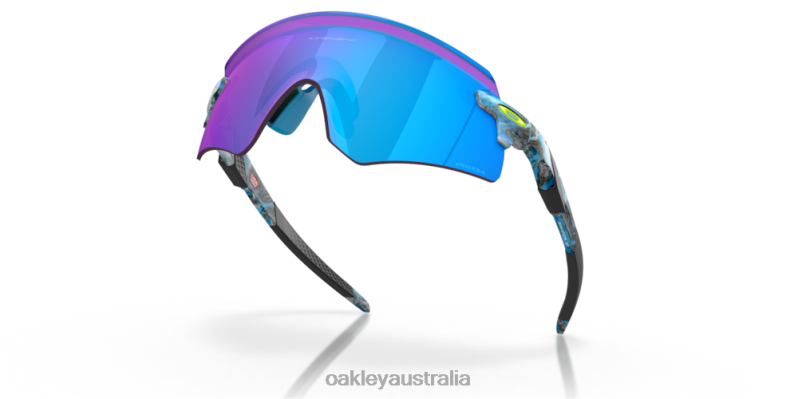 Encoder (Low Bridge Fit) Sanctuary Collection Prizm Sapphire Lenses, Sanctuary Swirl Frame Oakley2ZJX174